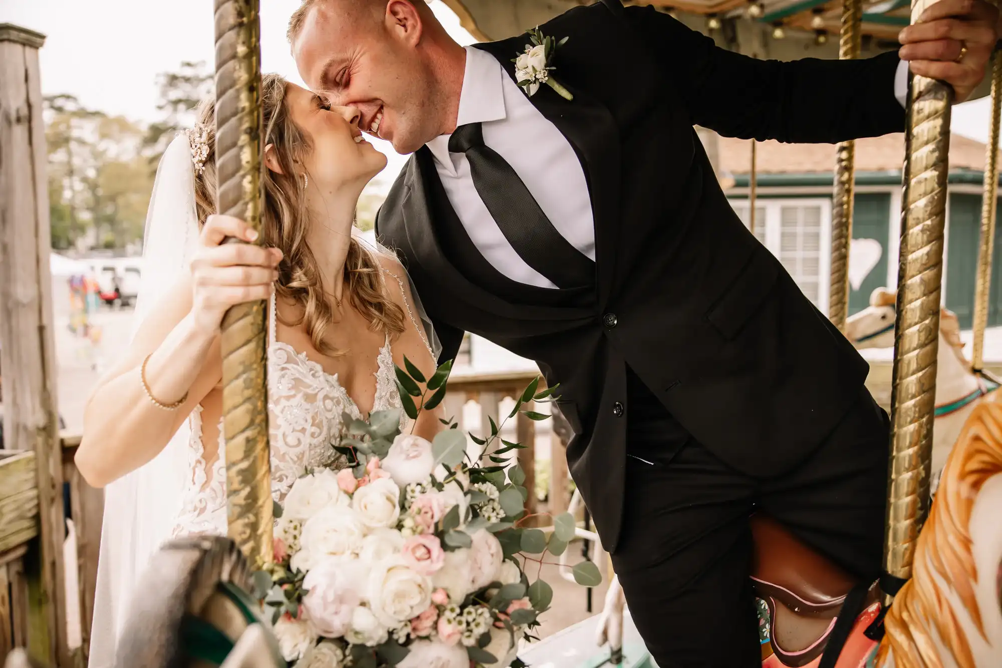 Bride and groom photographed by Kaptured by Krystal